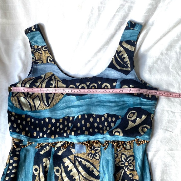 Vintage 90’s Summer Midi Dress with Slit - Picture 4 of 8